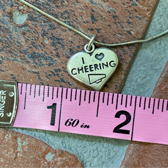 Sterling Silver 925 CHEERLEADING Pendants on 16” Chain. - Picture 9 of 10